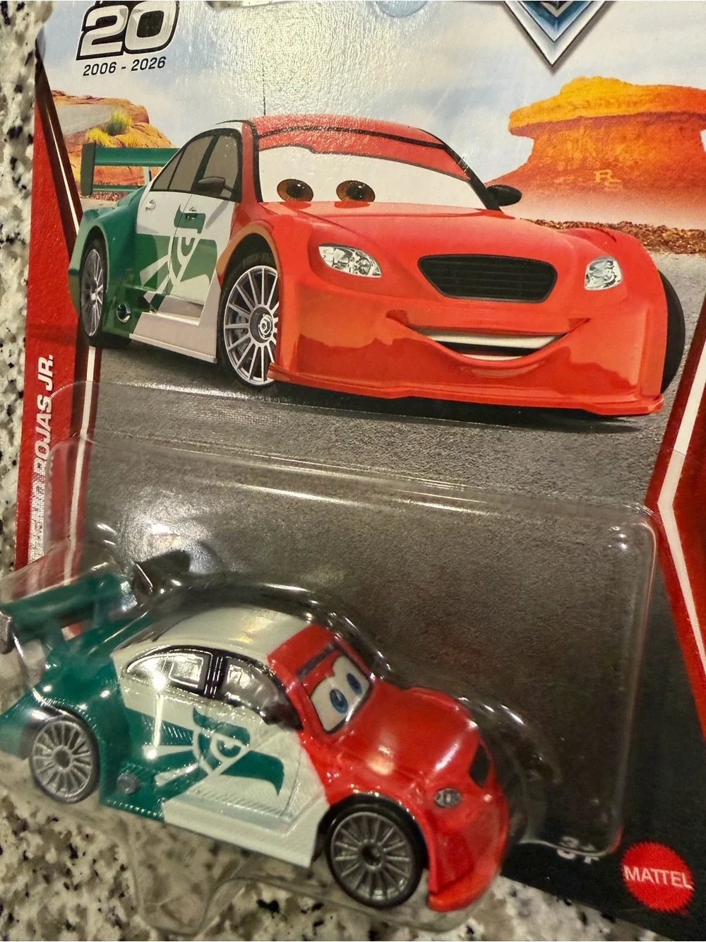 Disney Cars Memo Rojas Jr. Die-Cast Car - Red, Green, White